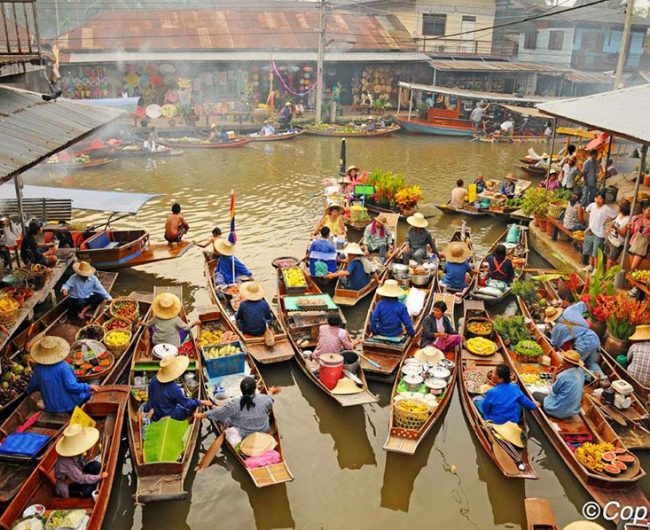 بازارچه هاي شناور بانکوک